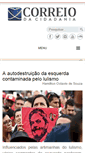 Mobile Screenshot of correiocidadania.com.br